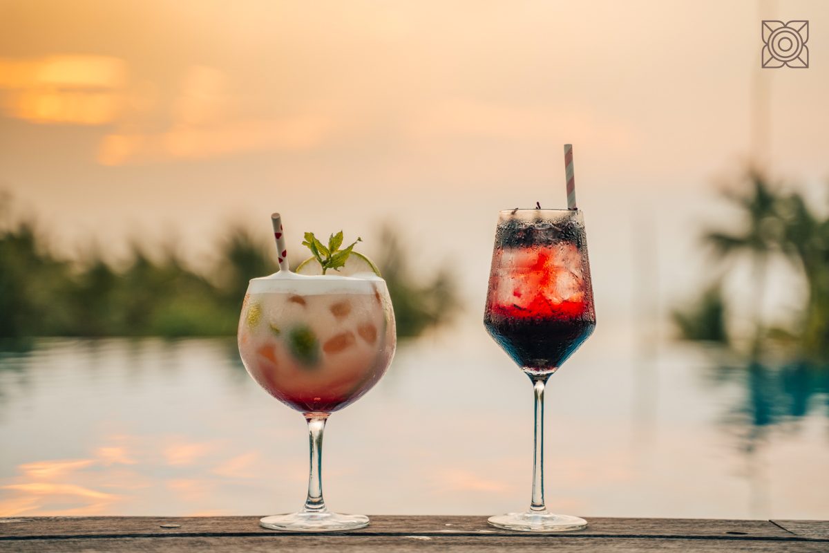 Sunset drinks on Zanzibar after safari