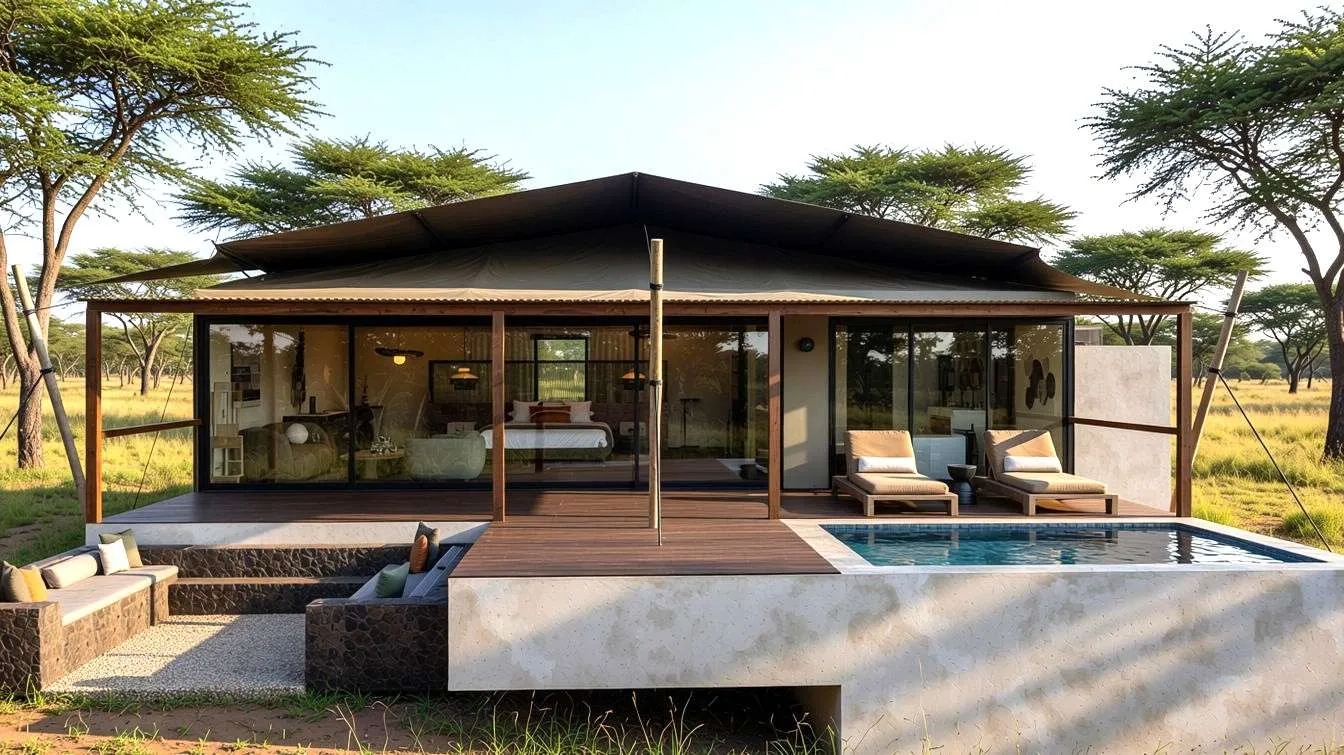 Elephants Lair villa in Tarangire on a nine-day Tanzania luxury safari