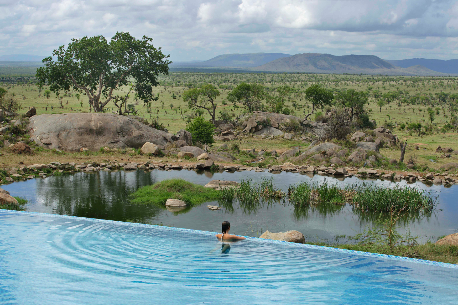 Pool at Four Seasons Safari Lodge Serengeti