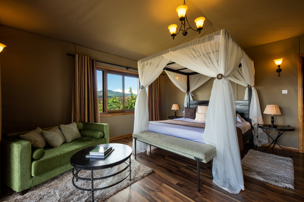 Tented suite at Lion's Paw Camp in Ngorongoro