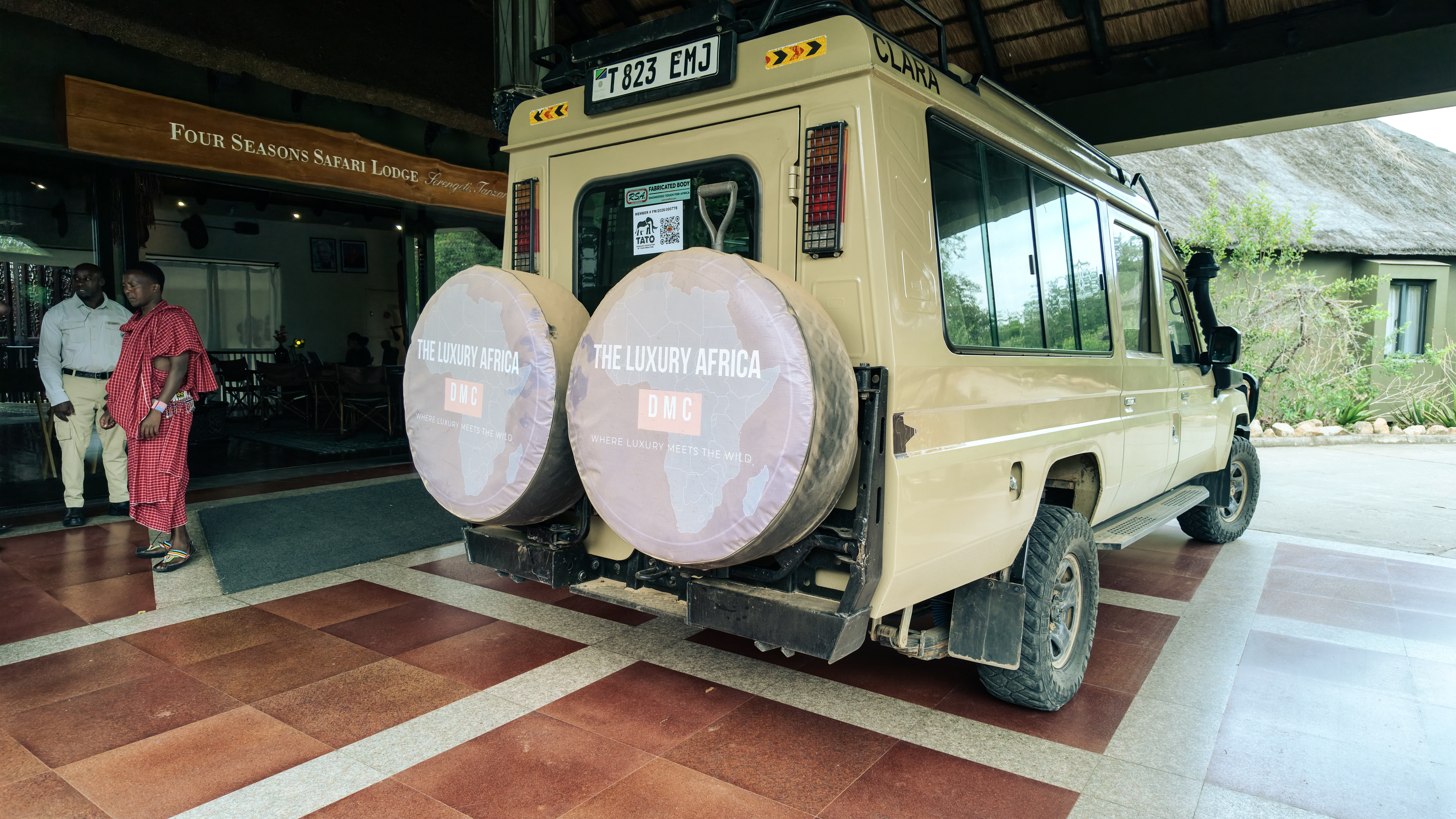 Private safari vehicle in Tanzania