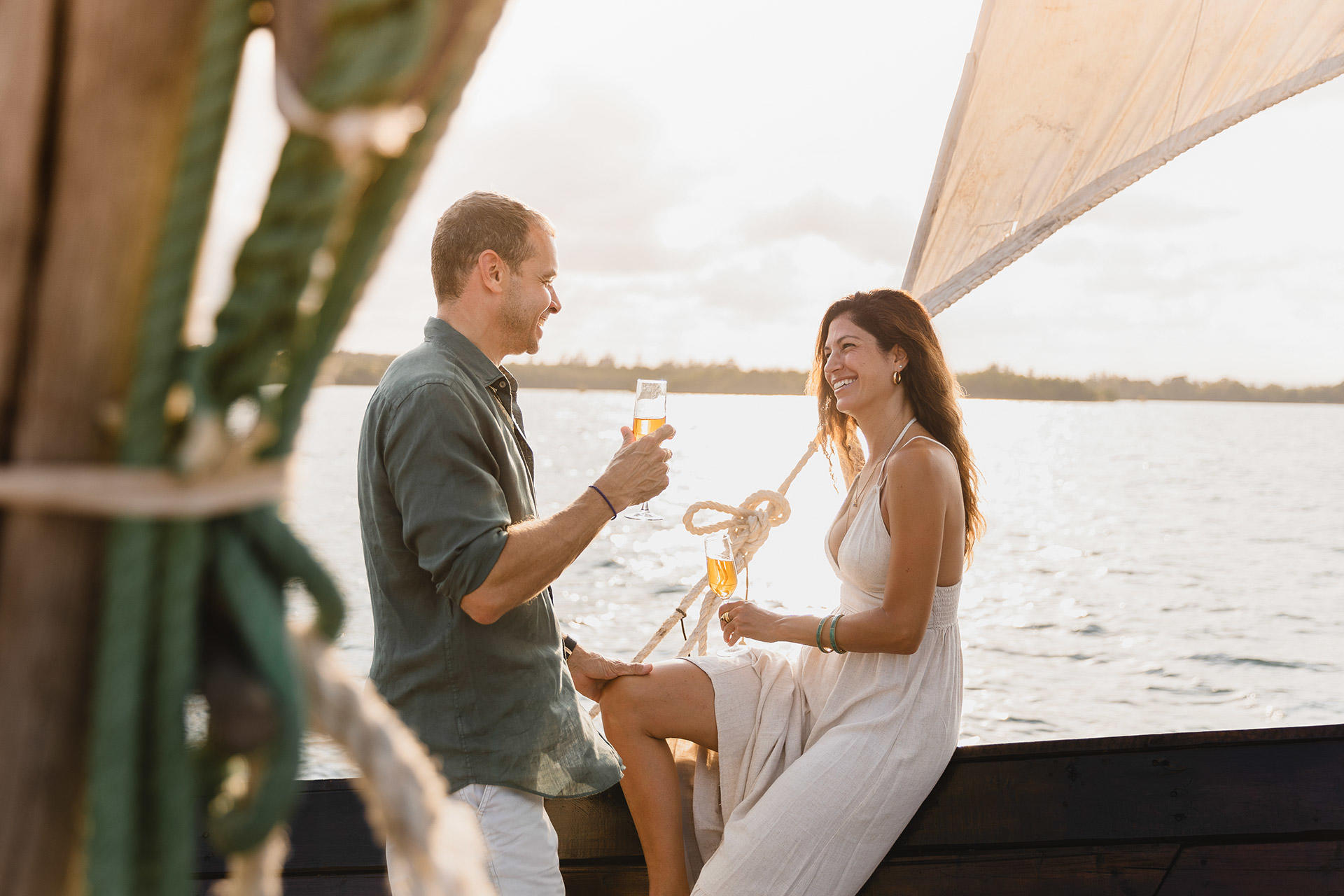 Zanzibar sunset cruise on the 10 Days Tanzania Luxury Safari & Zanzibar itinerary