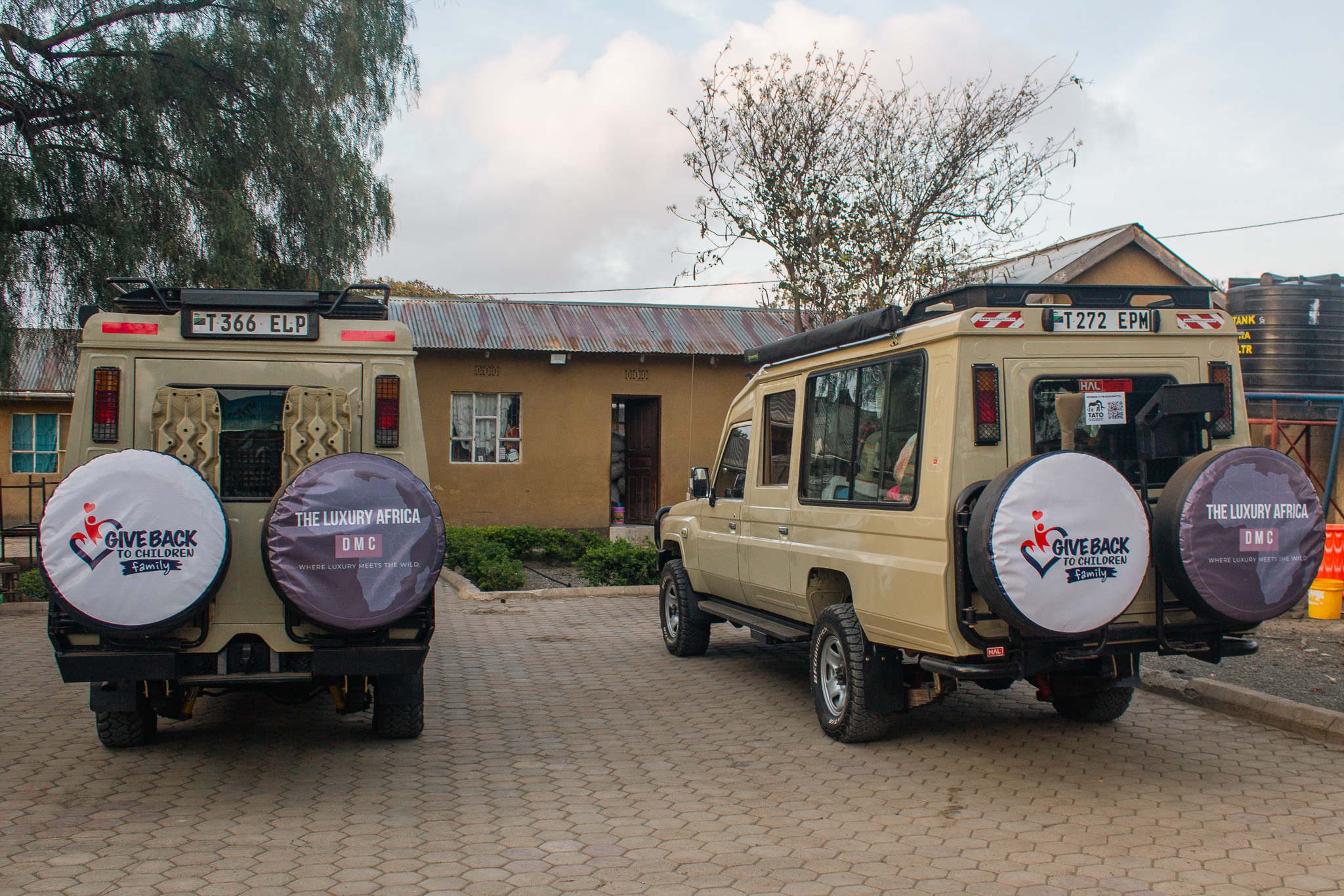 The Luxury Africa DMC branded safari fleet